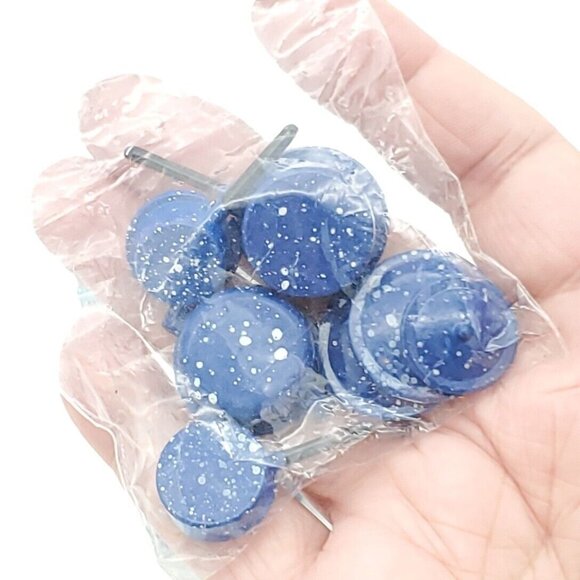 NEW Vintage Miniature Doll House Blue White Speckled Enamel Cookware Coffee 20pc - Picture 3 of 4